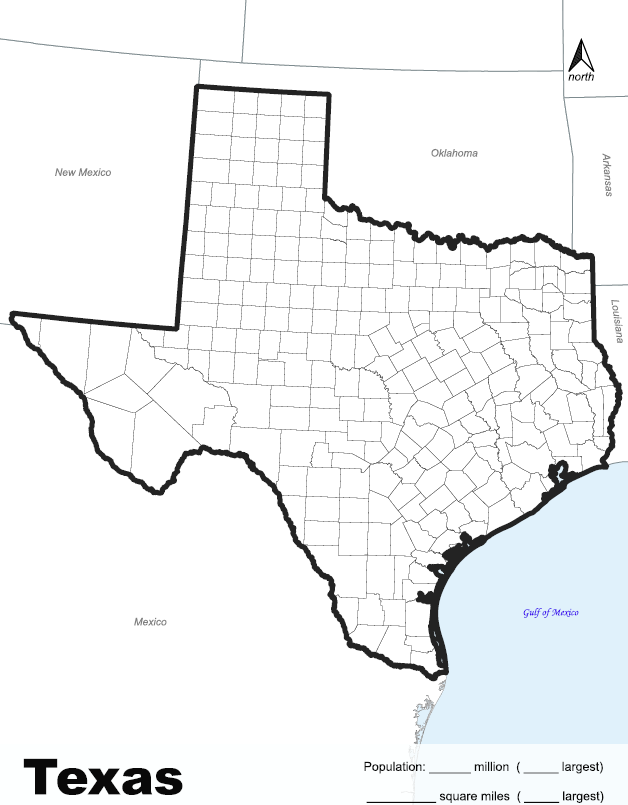 Texas counties (no labels)